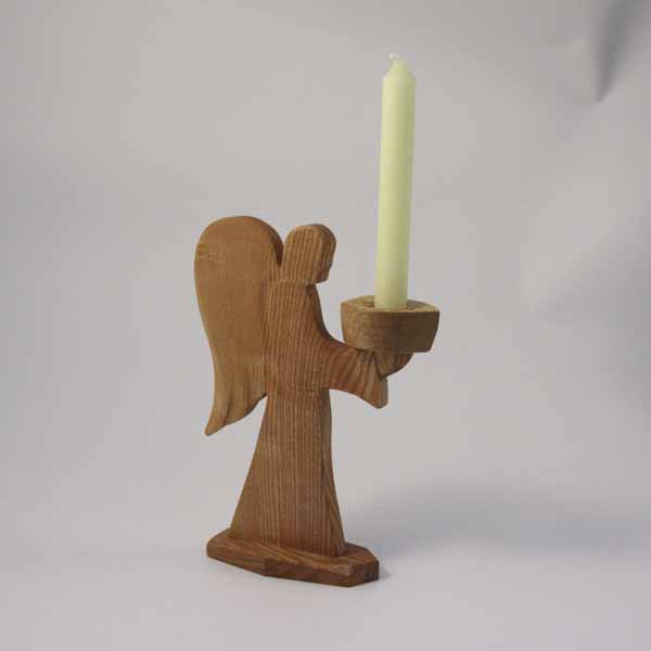 Angel candle holder - Burford Woodcraft