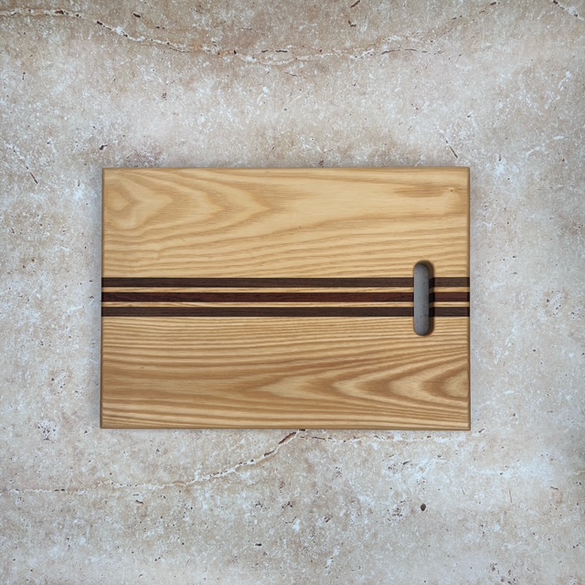 Ash Board with Walnut and Padauk - Image 2