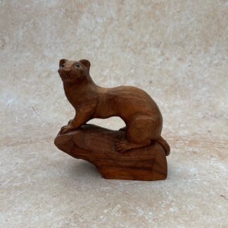 Weasel in Black Walnut